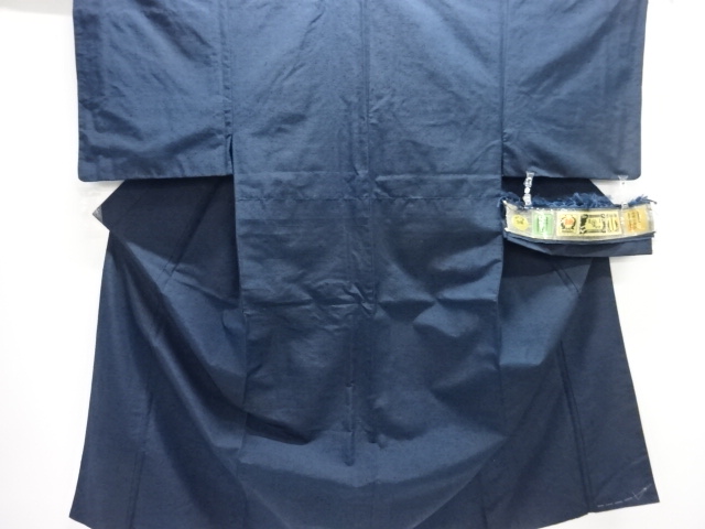 アンティーク　本場真綿絢結城紬男物着物アンサンブル